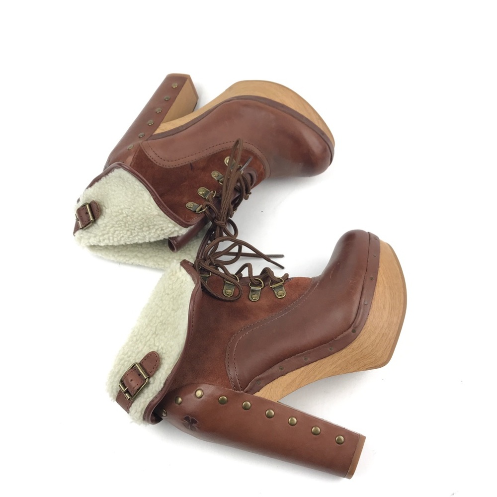 Lucky Brand Booties with Faux Fur Size 9M